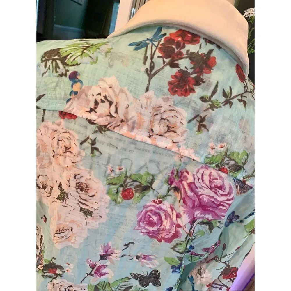 Aratta Button Down Blouse - Picture 3 of 12